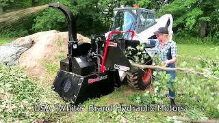 MX 9900ss Skid Steer Wood Chipper [upl. by Thornie]