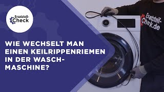 Wie wechselt man einen Keilrippenriemen in der Waschmaschine [upl. by Robins999]