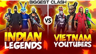 FREE FIRE BIGGEST CLASH WAR LIVE BETWEEN INDIA VS VIETNAM  GARENA FREE FIRE [upl. by Angel741]