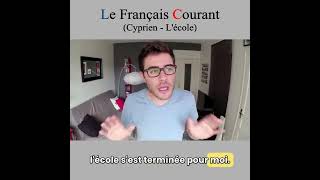 🎥 Apprenez le Français avec Cyprien  Lécole [upl. by Aicirtam]