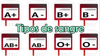 Los tipos de sangre [upl. by Rekyr]