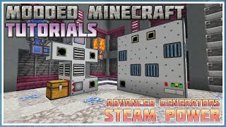 Making Steam for Advanced Generators  Minecraft 112  119  Modded Minecraft Tutorial [upl. by Treulich]