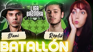 REPLIK UN DISTINTO🔥ESPAÑOLA REACCIONA a Replik vs Dani ligabazooka [upl. by Mandell]