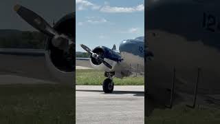 B29 landing in Schenectady shorts aviation b29 [upl. by Karlotta]