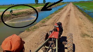 Driver Tractor Kubota RT 140 Very fast 😱😱 [upl. by Haral494]