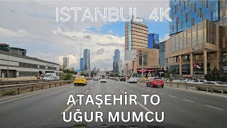 Istanbul 4K Drive from Ataşehir to Uğur Mumcu in Kartal District – Turkey 4K Drive Video [upl. by Leasi]