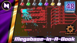 New amp Improved SCIENCE LAB SETUP With Robots  48  Factorio MegabaseInABook Lets Play [upl. by Ainattirb]