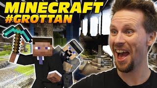 VI GÖR ETT HEM AV GROTTAN I MINECRAFT  Lets play  S7E2 med SoftisFFS [upl. by Toby193]