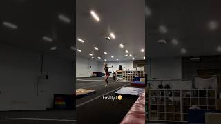 Finally getting over my fear of Standing Tumbles shorts tumble full cheerleading cheer [upl. by Mirelle]