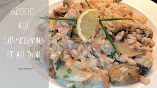 Risotto aux champignons et au thon ultra crémeux et sans crème [upl. by Henden]