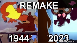 Every Time Papa Bear Hits or Attempts to Hit Junyer Bear in Looney Tunes 19442023 REMAKE [upl. by Ariuqahs]