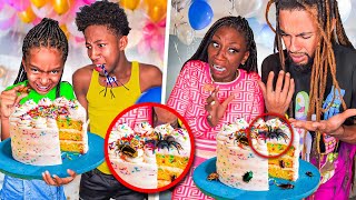 GIRL RUINS mom BIRTHDAY CAKE what happens next is Shocking KOTA CAKE [upl. by Adeline132]