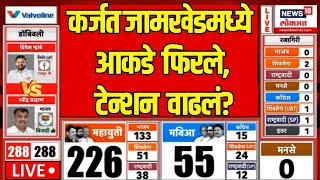 Karjat Jamkhed Vidhansabha Result LIVE कर्जत जामखेडमध्ये आकडे फिरलेटेन्शन वाढलं Rohit Pawar N18L [upl. by Nere]