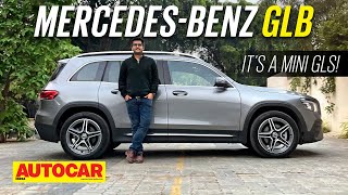 2022 MercedesBenz GLB review  Mercs new 7 seat SUV is a mini GLS  First Drive  Autocar India [upl. by Nalyac]