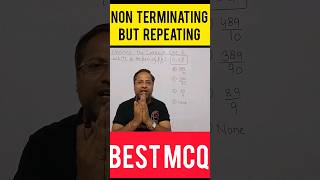 Non Terminating Repeating Decimal  Number System Class 9  class9 mcq shorts [upl. by Dabbs339]