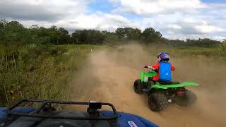 MWXC Sandstone Pit Quad Race Riley Long [upl. by Einnos]