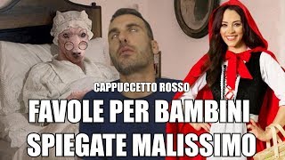 CAPPUCCETTO ROSSO  Favole per bambini raccontate malissimo [upl. by Aihsetal]