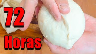 72 HORAS ▶ Masa PIZZA FERMENTACION LENTA ✅ [upl. by Vig]