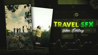 How to Create TRAVEL SFX reels video editing  Sfx Transition  Capcut [upl. by Llenrev]