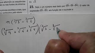 Matemática Questão 23 Seeduc 2015 Ceperj [upl. by Rebecka990]