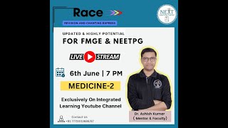 MEDICINE 2 RACE Session BY DR ASHISH [upl. by Armilla]