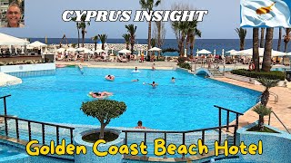 Golden Coast Beach Hotel Pernera Cyprus  2024 Hotel Tour [upl. by Parris]