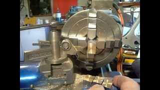 Metal Lathe Parting tool Use by Jeffery A Krueger [upl. by Alma]