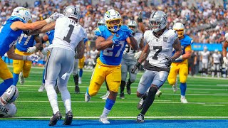 JK Dobbins 135Yard Game vs Raiders  LA Chargers [upl. by Sueaddaht]