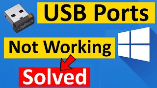 How to Fix USB Ports Not Working in Windows 1011 [upl. by Ymmac]