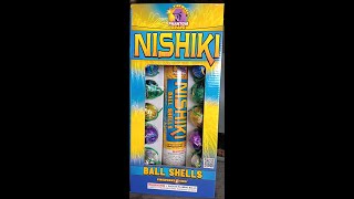 NISHIKI BALL SHELLS BY PHANTOM BRAND FIREWORKS 6 SHOTS BALL SHELLS [upl. by Salokkin]