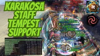 GW2 WvW  KARAKOSA Staff TEMPEST Support  HEALING Enhanced by 33 [upl. by Wright]