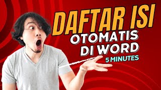 TUTORIAL MEMBUAT DAFTAR ISI OTOMATIS DENGAN MUDAH DAN CEPAT💥 [upl. by Eiramenna]