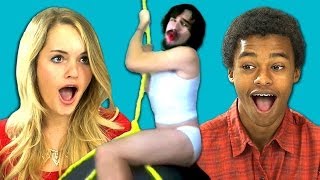 Teens React to Wrecking Ball Chatroulette Version [upl. by Lisandra]