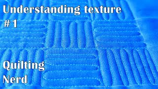 How to look at your quilting to fall in love Understanding texture 1 – fmq for beginners [upl. by Annas]