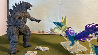 Godzilla VS Tiamat Battle [upl. by Maximilianus]