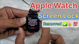 Apple Watch Series 3 Hard Reset Apple Watch Screen Lock ✅💯 [upl. by Umont]