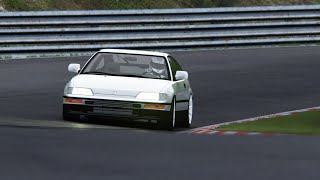 Honda CRX K20  Nürburgring Nordschleife Tourist Trackday  Assetto Corsa Gameplay [upl. by Alake]