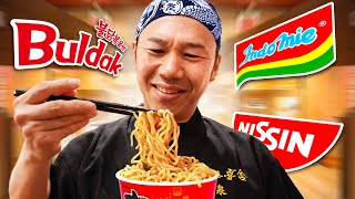 Japanese Ramen Chef tries Instant Noodles [upl. by Okubo]