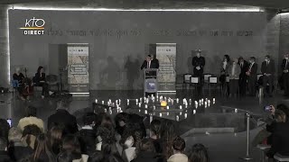 Commémoration au Mémorial de la Shoah à Paris [upl. by Reklaw]