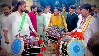 sain Munawar Dhol player Sufi dhamal dam mast kalandar full enjoy [upl. by Foy]