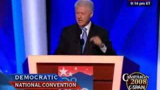 Pres Bill Clinton Address at Democratic National Convention [upl. by Oaoj491]