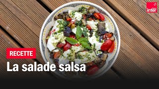 Salade d’aubergine rôties et salsa  Les recettes dété de FrançoisRégis Gaudry [upl. by Gault]