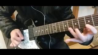 PathologyTyrannical Decay guitar cover with TABSEpiphone Explorer w Fishman pickups [upl. by Yenaj]