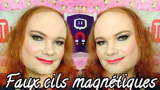 🧲 JE TESTE LES FAUX CILS MAGNÉTIQUES 🧲 [upl. by Oicirtap159]