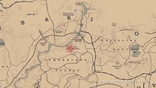 Red Dead Redemption 2  High Stakes Treasure 3 and final Location [upl. by Enyrehtak223]