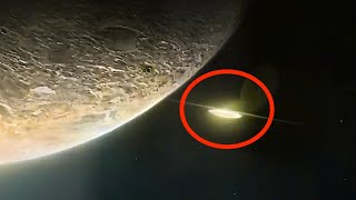 Lesercito americano rilascia le immagini della NASA di un UFO di 3000 chilometri vicino a Saturno [upl. by Ahseuqal847]