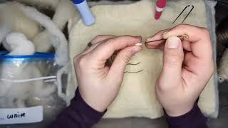 Making a Needle Felted Sheep Live Replay  Sheepishly Made Facebook [upl. by Andros]