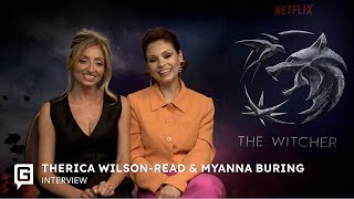 MyAnna Buring and Therica WilsonRead on The Witcher season 3  Interview [upl. by Maure]