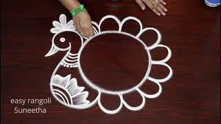 New Year rangoli designs for 2023🌺Easy Sankranthi muggulu🌺Beautiful Pongal kolam [upl. by Eixam]