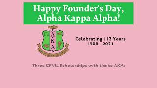 Happy Founders Day Alpha Kappa Alpha [upl. by Yazbak]